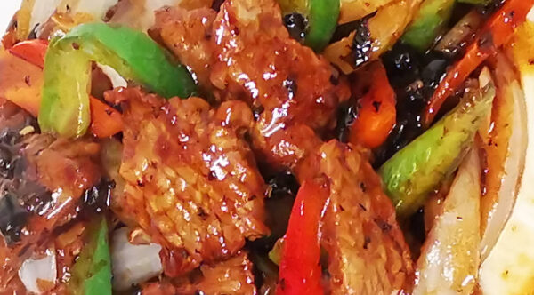 Beef with Green Pepper in Black Bean Sauce