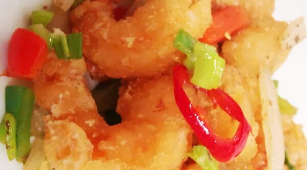King Prawn in Chili Pepper Corn & Salt