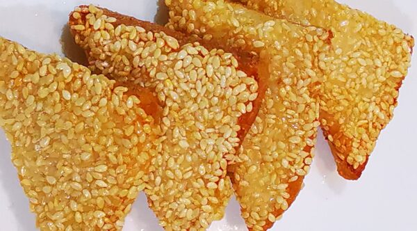 Sesame Prawn in Toast